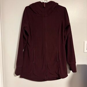 Bench Maroon Fleece Zip Up Medium